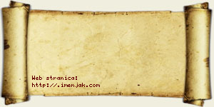 Andra Backović vizit kartica